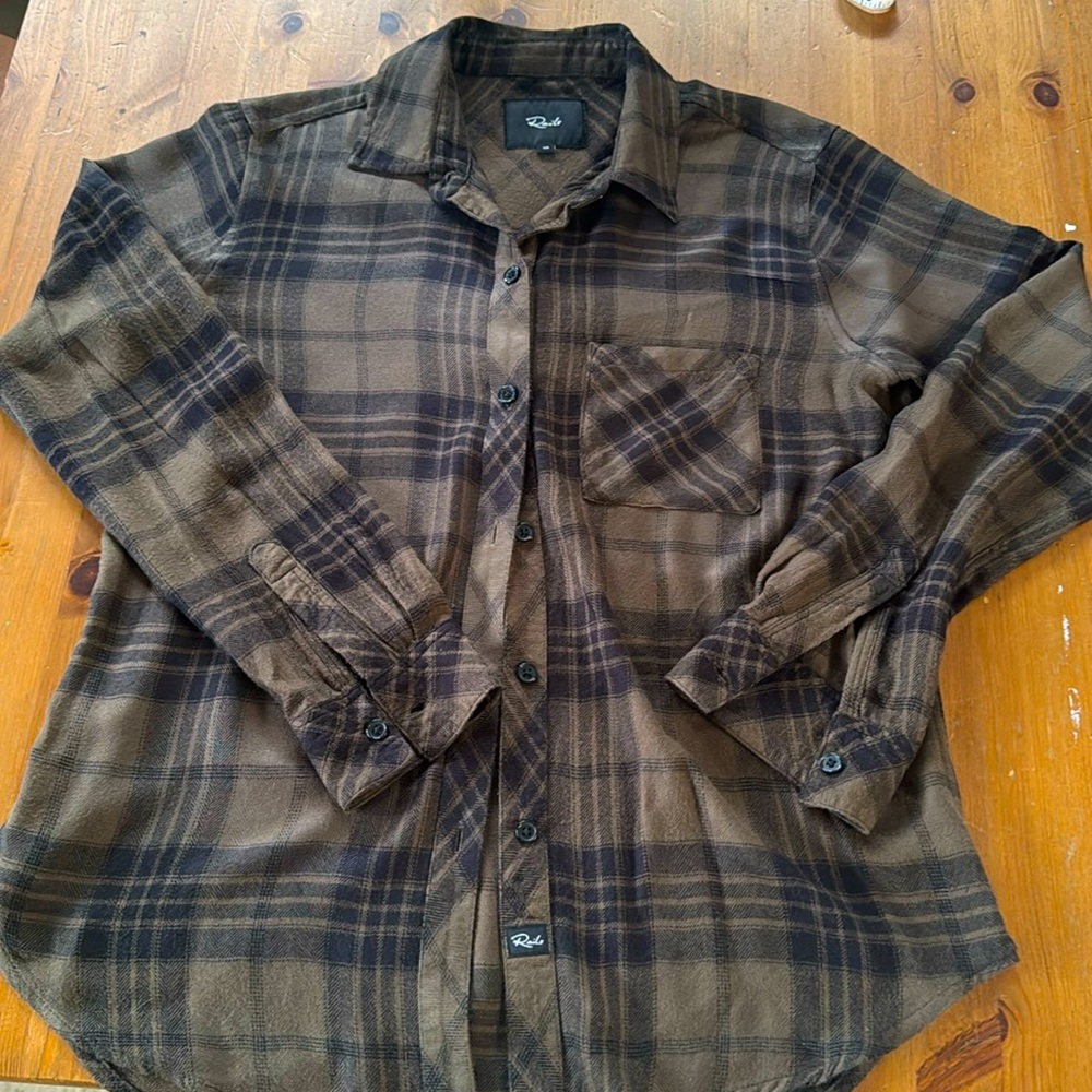 Rails Plaid Button Down Xs - image 1